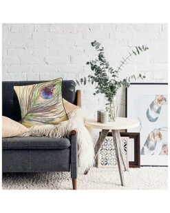 Watercolor Peacock Feather Decorative Pillow 11 Watercolor Peacock Feather Decorative Pillow -Throw Pillows Discount 3050098971 RLLD 5