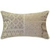 Velvet Patchwork Embroidered Lumbar Decorative Pillow -Throw Pillows Discount 3050182198 RLLD 1