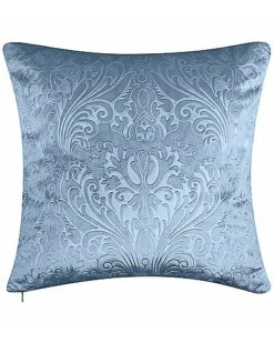 @Home Edie@Home Embossed Panne Velvet Decorative Pillow