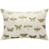 Broidered Butterflies And Moths / Zippered Shell Pillow -Throw Pillows Discount 3050509682 RLLD 1
