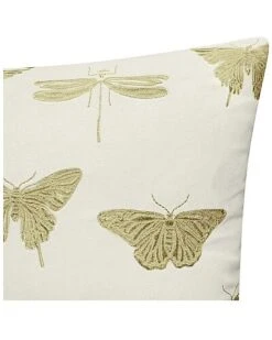 Broidered Butterflies And Moths / Zippered Shell Pillow -Throw Pillows Discount 3050509682 RLLD 5