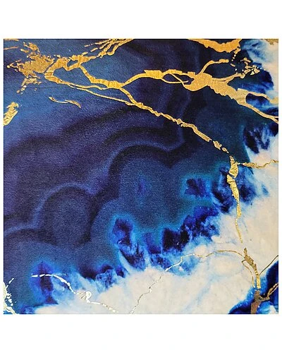 Velvet Geode Metallic Lumbar Decorative Pillow 5 Velvet Geode Metallic Lumbar Decorative Pillow - Image 3