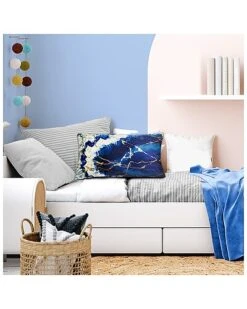 Velvet Geode Metallic Lumbar Decorative Pillow 13 Velvet Geode Metallic Lumbar Decorative Pillow -Throw Pillows Discount 3050660262 RLLD 6