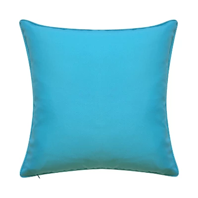 18"18" Edie@Home Embroidered Starfish With Metallic Detail Square Indoor Outdoor Throw Pillow Blue: Zipper Closure, Woven Polyester 3 18"18" Edie@Home Embroidered Starfish With Metallic Detail Square Indoor Outdoor Throw Pillow Blue: Zipper Closure, Woven Polyester