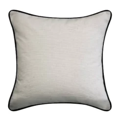 17"x17" Embroidered Poly Linen Square Throw Pillow Cream - Edie@Home -Throw Pillows Discount GUEST 0779dcc6 cda3 4383 89c6 90a7447d3a61