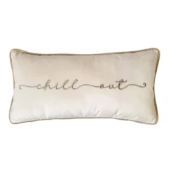 8"x16" 'Namaste' Velvet Lumbar Throw Pillow - Edie@Home -Throw Pillows Discount GUEST 0d540213 a1cf 4488 b21a a38a26dfb6e3