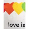 12"x12" 'Love Is Love Hearts' Embroidered Pride Square Throw Pillow Rainbow/Cream - Edie@Home -Throw Pillows Discount GUEST 108df427 147a 43c7 b969 b25a90dfb700