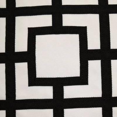 20" X 20" Modern Links Applique Decorative Patio Throw Pillow - Edie@Home 4 20" X 20" Modern Links Applique Decorative Patio Throw Pillow - Edie@Home - Image 2