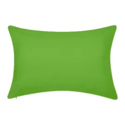 Embroidered Dragonflies Rectangular Indoor/Outdoor Throw Pillow Leaf Green/White - Edie@Home