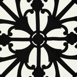 20"x20" Edie@Home Arabesque Tile Lasercut Square Indoor Outdoor Throw Pillow Woven Polyester -Throw Pillows Discount GUEST 1d6abd0b 4467 4d77 a503 8976d4903692