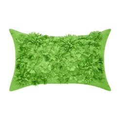 Embroidered Floral Bouquet Rectangular Indoor/Outdoor Throw Pillow - Edie@Home 16 Embroidered Floral Bouquet Rectangular Indoor/Outdoor Throw Pillow - Edie@Home -Throw Pillows Discount GUEST 25e089ab 26f8 427f 83c9 bc07b2defe24