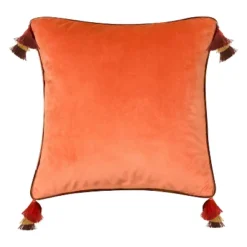 18"x18" Velvet Reversible Tassel Square Throw Pillow - Edie@Home -Throw Pillows Discount GUEST 372ef78d cd49 4692 acbd 8f7584720489