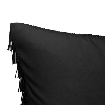 20"x20" Oversize Gatsby Fringe Square Throw Pillow - Edie@Home 5 20"x20" Oversize Gatsby Fringe Square Throw Pillow - Edie@Home - Image 3