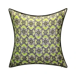 18"x18" Antique Tile Print Reversible Square Throw Pillow - Edie@Home 14 18"x18" Antique Tile Print Reversible Square Throw Pillow - Edie@Home -Throw Pillows Discount GUEST 477b9559 8069 4f72 8ebf e4691e9e5566