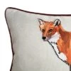 14"x26" Oversized Watercolor Fox Printed With Ribbon Embroidery Lumbar Throw Pillow - Edie@Home -Throw Pillows Discount GUEST 4a56a34a 843a 437b a06f d4dd9c9d1add