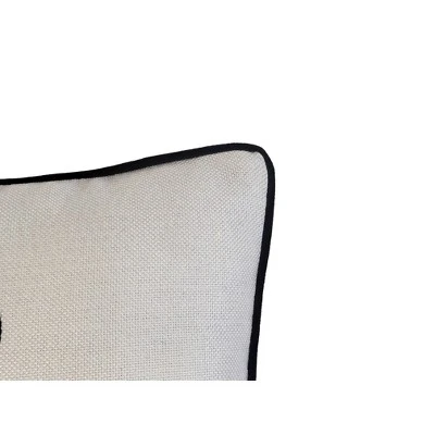 12"x12" 'Namaste' Velvet Square Throw Pillow Gray - Edie@Home 3 12"x12" 'Namaste' Velvet Square Throw Pillow Gray - Edie@Home - Image 2