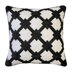 18"x18" Edie@Home 2-Tone Intricate Woven Square Indoor Outdoor Throw Pillow -Throw Pillows Discount GUEST 4e70a29f c4e1 4b84 9f2a 0923b66962f8