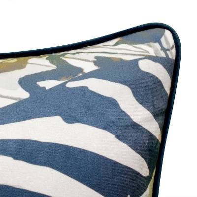 20"x20" Oversize Velvet Bold Butterfly Print Square Throw Pillow - Edie@Home 6 20"x20" Oversize Velvet Bold Butterfly Print Square Throw Pillow - Edie@Home - Image 4