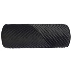 7"x18" Chelsea Velvet Neckroll Oblong Throw Pillow - Edie@Home