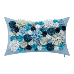 Embroidered Floral Bouquet Rectangular Indoor/Outdoor Throw Pillow - Edie@Home 15 Embroidered Floral Bouquet Rectangular Indoor/Outdoor Throw Pillow - Edie@Home -Throw Pillows Discount GUEST 69dbe3e7 5150 4b45 933a 8bbfaa67bd2a