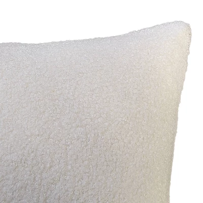 20"x20" Oversize Buffalo Check Color Blocked With Teddy Reverse Velvet Square Throw Pillow White/Blue - Edie@Home: Modern Indoor Decor 5 20"x20" Oversize Buffalo Check Color Blocked With Teddy Reverse Velvet Square Throw Pillow White/Blue - Edie@Home: Modern Indoor Decor - Image 3