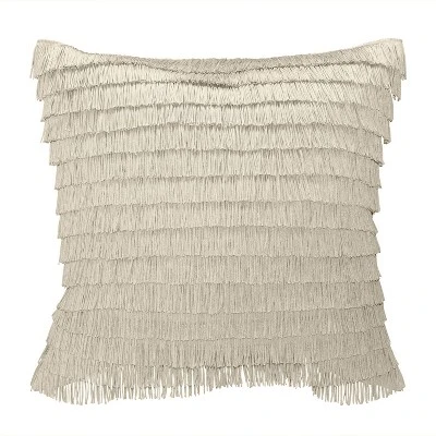 20"x20" Oversize Gatsby Fringe Square Throw Pillow - Edie@Home 9 20"x20" Oversize Gatsby Fringe Square Throw Pillow - Edie@Home - Image 7