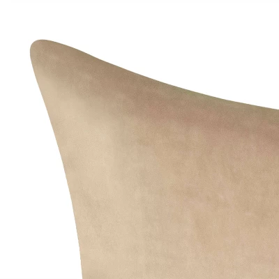 13"x20" Oversize Corded Marble Lumbar Throw Pillow Beige - Edie@Home 5 13"x20" Oversize Corded Marble Lumbar Throw Pillow Beige - Edie@Home - Image 3