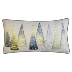 14"x26" Oversized Modern Christmas Trees With Pearls And Embroidery Lumbar Throw Pillow - Edie@Home 16 14"x26" Oversized Modern Christmas Trees With Pearls And Embroidery Lumbar Throw Pillow - Edie@Home -Throw Pillows Discount GUEST 897a6a54 14dc 4434 bcbb bf617b51e07b