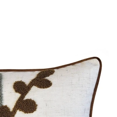 18"x18" Potted Ferns Square Throw Pillow Cover - Edie@Home 4 18"x18" Potted Ferns Square Throw Pillow Cover - Edie@Home - Image 2