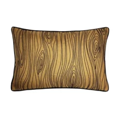 14"x21" Oversized Embroidered Wood Grain Lumbar Throw Pillow Cover - Edie@Home 15 14"x21" Oversized Embroidered Wood Grain Lumbar Throw Pillow Cover - Edie@Home -Throw Pillows Discount GUEST a0212fe5 01da 49e7 b063 ca4cba31ee55