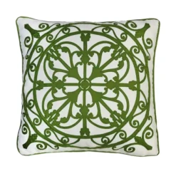 20"x20" Edie@Home Arabesque Tile Lasercut Square Indoor Outdoor Throw Pillow Woven Polyester -Throw Pillows Discount GUEST ad6e6161 0005 4d26 b347 56a7ea4e5e09