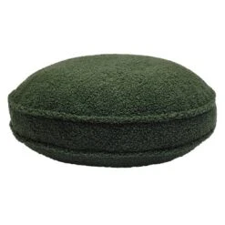 17" Sherpa Gusset Round Throw Pillow - Edie@Home