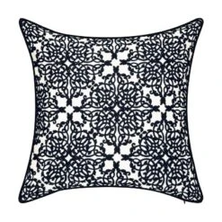 Embroidered Lacework With Piping Indoor/Outdoor Throw Pillow - Edie@Home 15 Embroidered Lacework With Piping Indoor/Outdoor Throw Pillow - Edie@Home -Throw Pillows Discount GUEST b1199468 1bf9 46de 86b2 e335f4c9221c