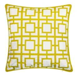 20" X 20" Modern Links Applique Decorative Patio Throw Pillow - Edie@Home 17 20" X 20" Modern Links Applique Decorative Patio Throw Pillow - Edie@Home -Throw Pillows Discount GUEST ba56e141 b617 49f1 b618 4d5f11efc275