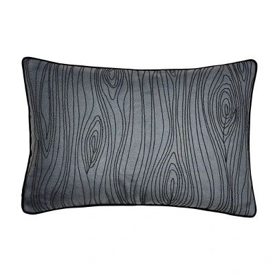 14"x21" Oversized Embroidered Wood Grain Lumbar Throw Pillow Cover - Edie@Home 9 14"x21" Oversized Embroidered Wood Grain Lumbar Throw Pillow Cover - Edie@Home - Image 7