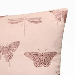 13"x20" Oversize Embroidered Butterflies And Moths Lumbar Throw Pillow - Edie@Home -Throw Pillows Discount GUEST c8234505 cd7a 42d7 90fd 5d5daad7fa5c