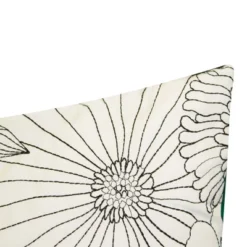 21" X 14" Fine Line Embroidered Floral Decorative Lumbar Patio Throw Pillow - Edie@Home -Throw Pillows Discount GUEST ccb5f37f 4f8c 4eb7 b89e 2ed5807a82ab