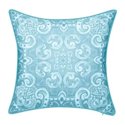 Alhambra Tile Indoor/Outdoor Throw Pillow - Edie@Home -Throw Pillows Discount GUEST cff8f489 9b51 4716 b821 9e1d8f2d1d16