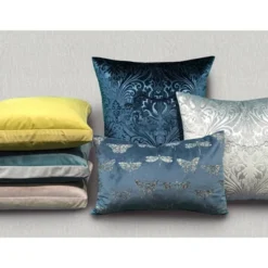 17"x17" Luxe Velvet Square Throw Pillow - Edie@Home -Throw Pillows Discount GUEST d2833b9c 6127 4bad be63 fde46bdb79c0