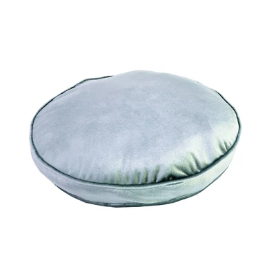 17" Panne Velvet Round Throw Pillow - Edie@Home 3 17" Panne Velvet Round Throw Pillow - Edie@Home