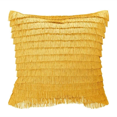 20"x20" Oversize Gatsby Fringe Square Throw Pillow - Edie@Home 10 20"x20" Oversize Gatsby Fringe Square Throw Pillow - Edie@Home - Image 8