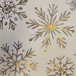 18"x18" Snowflakes Velvet Foil Printed Holiday Square Throw Pillow - Edie@Home -Throw Pillows Discount GUEST db624c11 29d7 4eec 8466 cb2abc946e3a