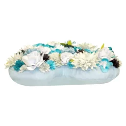 Embroidered Heart Indoor/Outdoor Throw Pillow - Edie@Home