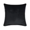 18"x18" Polly Fill Rocker Skeletons Square Throw Pillow Black/Gold - Edie@Home: Indoor Decorative Accent, Plush Polyester
