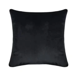 18"x18" Polly Fill Rocker Skeletons Square Throw Pillow Black/Gold - Edie@Home: Indoor Decorative Accent, Plush Polyester