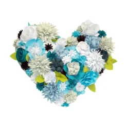 Embroidered Heart Indoor/Outdoor Throw Pillow - Edie@Home -Throw Pillows Discount GUEST e5385e45 6264 496f 86c5 3cb8a2c30f4e