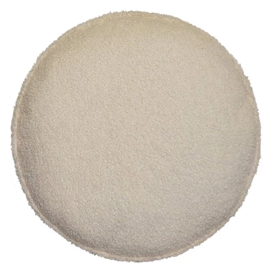 17" Sherpa Gusset Round Throw Pillow - Edie@Home 6 17" Sherpa Gusset Round Throw Pillow - Edie@Home - Image 4