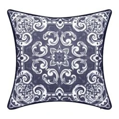 Alhambra Tile Indoor/Outdoor Throw Pillow - Edie@Home -Throw Pillows Discount GUEST f2cadf46 b5e7 47e6 9769 7a6fa05c83ea