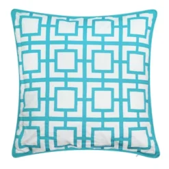 20" X 20" Modern Links Applique Decorative Patio Throw Pillow - Edie@Home 16 20" X 20" Modern Links Applique Decorative Patio Throw Pillow - Edie@Home -Throw Pillows Discount GUEST fe8b5d37 3fdd 4ba4 b3bf b67e00769bdb