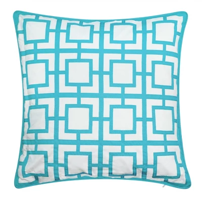 20" X 20" Modern Links Applique Decorative Patio Throw Pillow - Edie@Home 9 20" X 20" Modern Links Applique Decorative Patio Throw Pillow - Edie@Home - Image 7